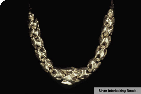 Silver Bead Necklace